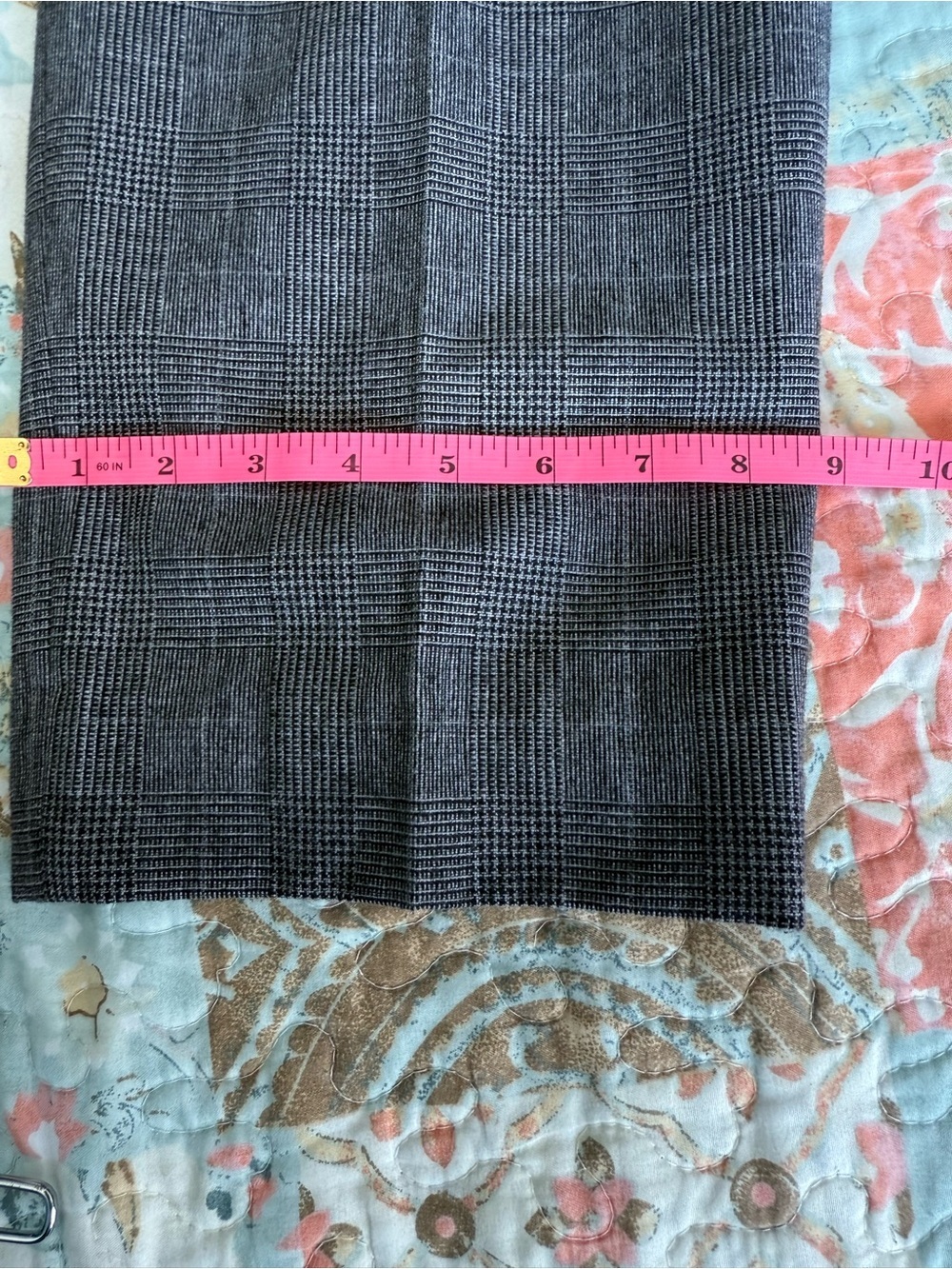 Evan Picone Gray Pleated High-Waist Tailored Trousers Wool blend size 8 Preppy - Picture 10 of 12
